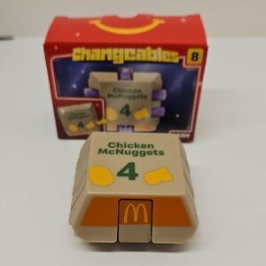 McDonald's Changeables #8 Vash Chicken McNuggets Happy Meal Toy